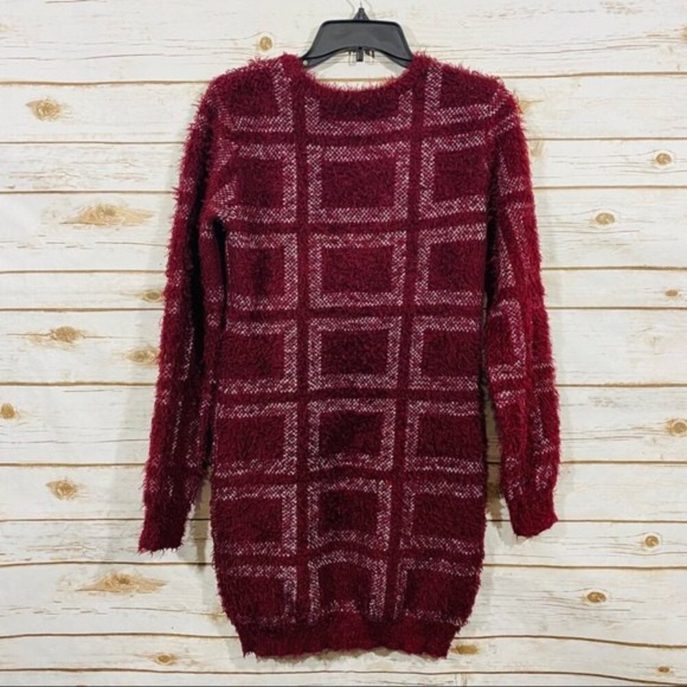 Romeo+Juliet Couture women's red long sleeve sweater dress size S - Picture 3 of 5